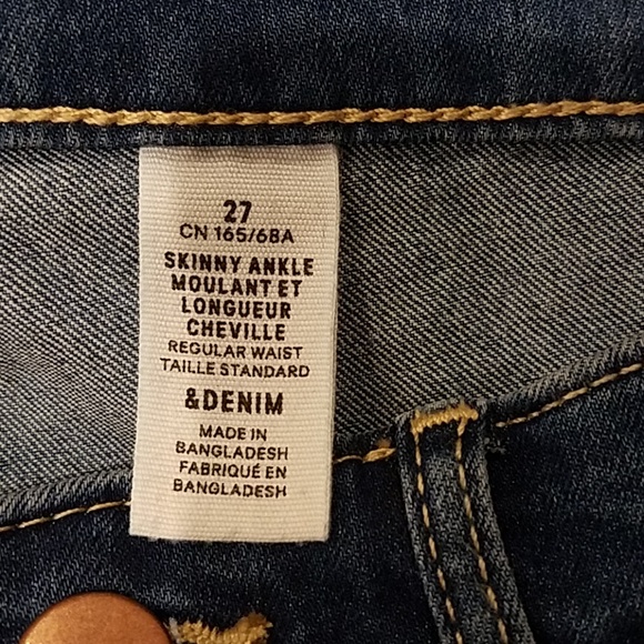 H & M skinny ankle jeans Sz 27 - Picture 5 of 8